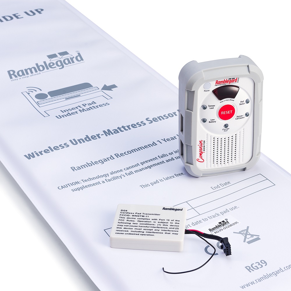 Wireless Under Mattress pad  c/w Wireless Companion Monitor - Standalone