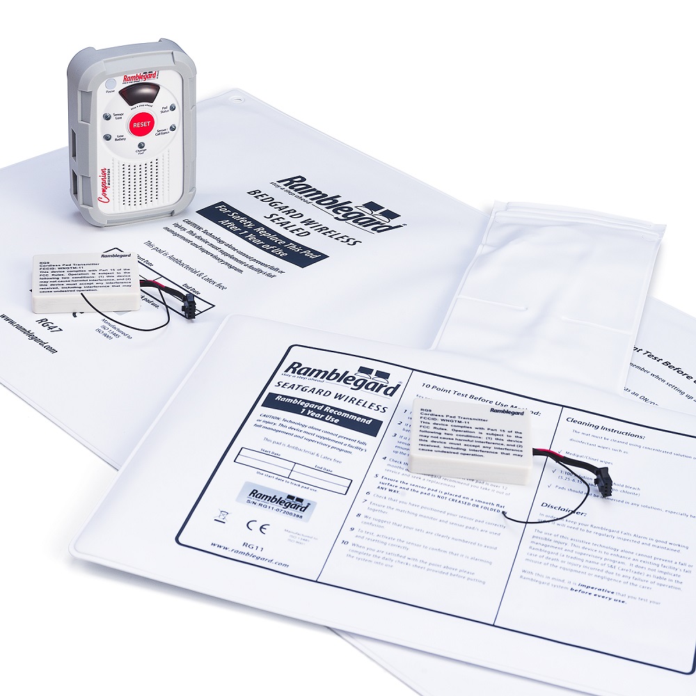 Wireless Bed/Seatgard Set c/w Wireless Companion Monitor - Standalone