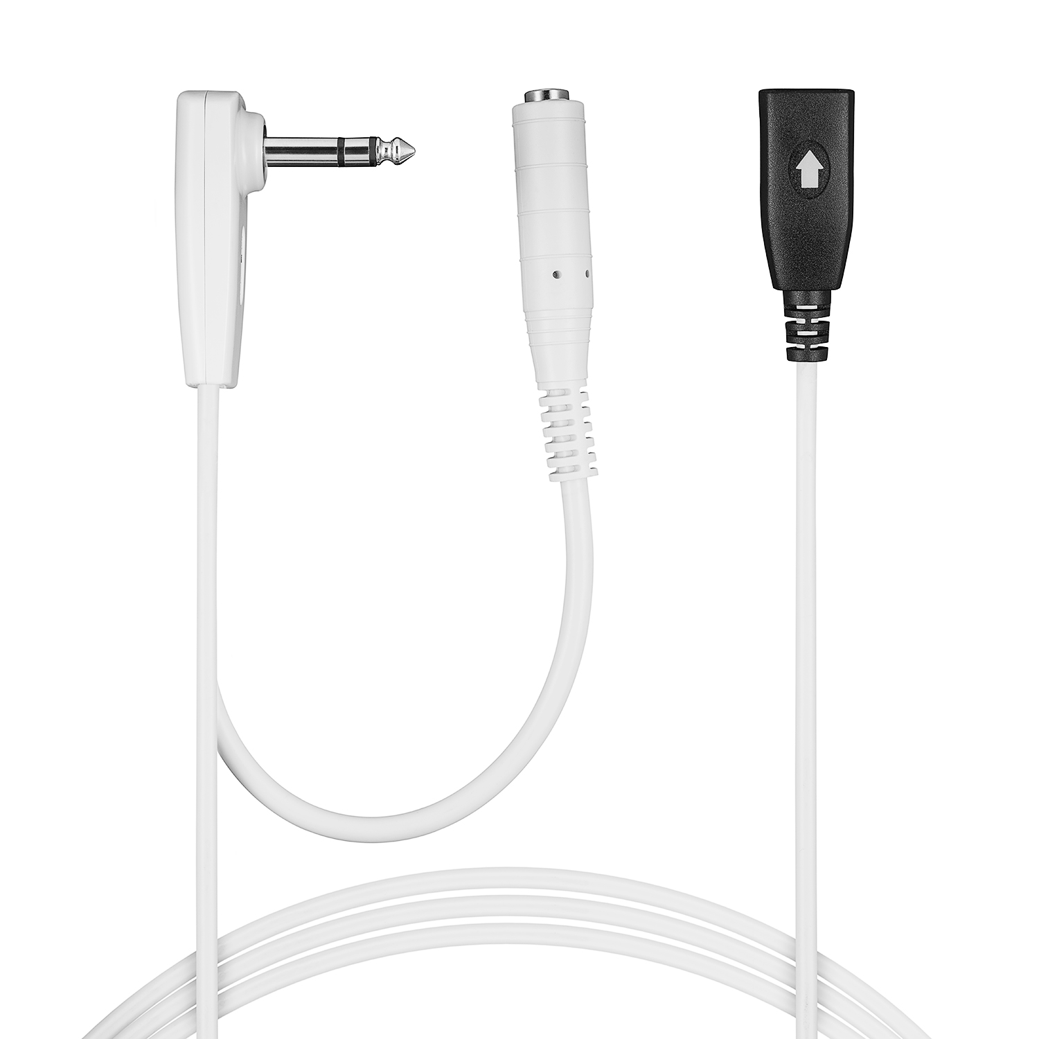 Breakaway Lead 3m with dual adaptor and Mono/Stereo Switch