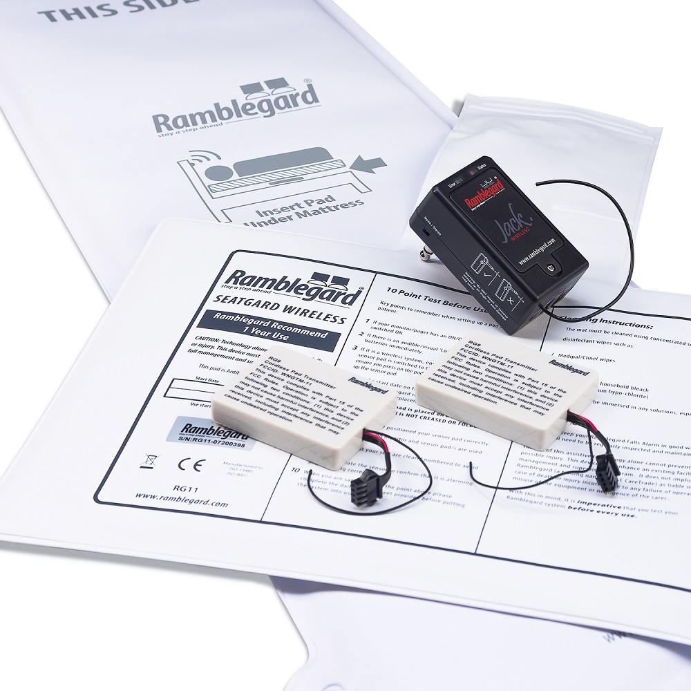 Wireless Under mattress/Seatgard c/w Jack - Quantec/N/C 800 (Stereo)