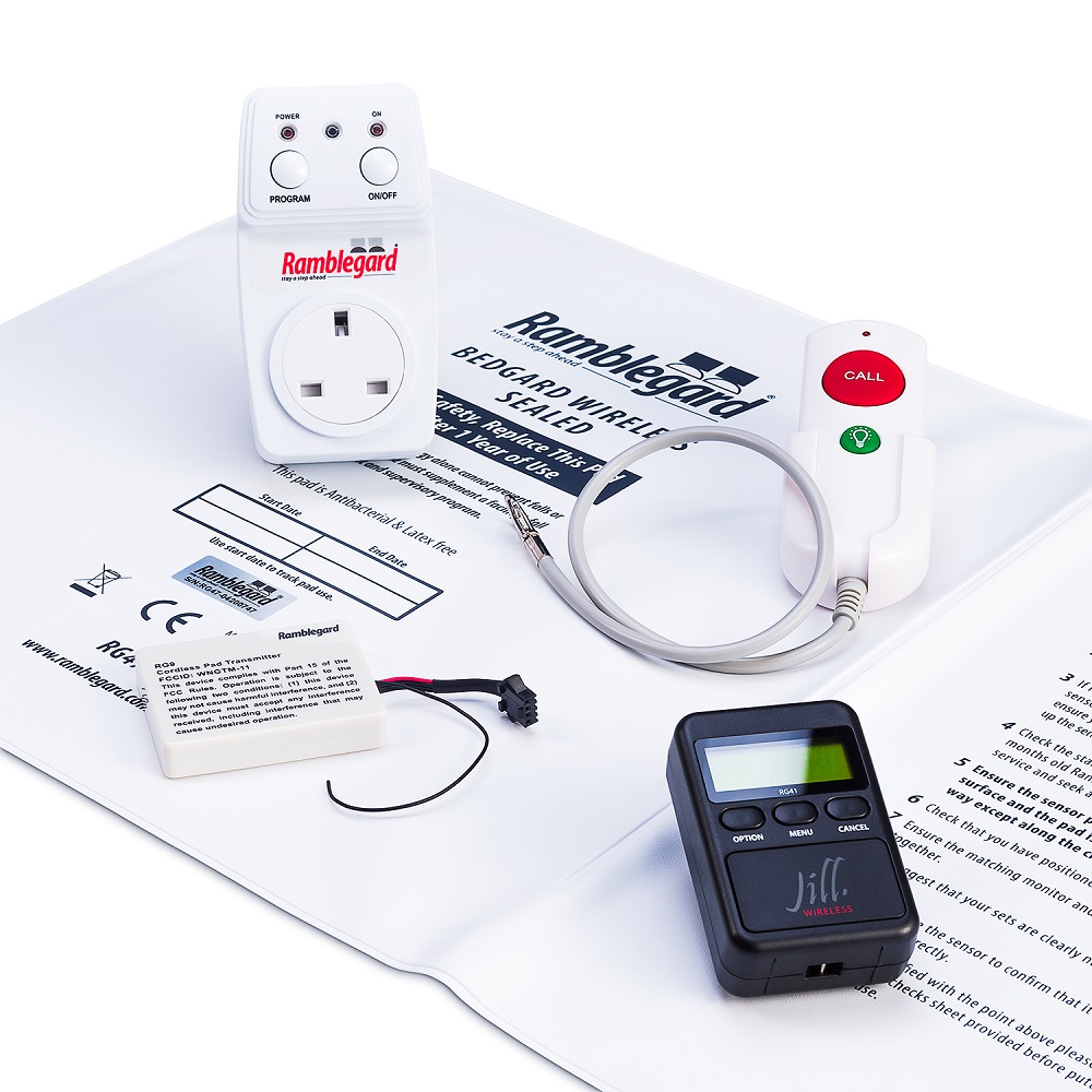 Wireless Bedgard c/w Smart Socket, Callgard & Jill Pager