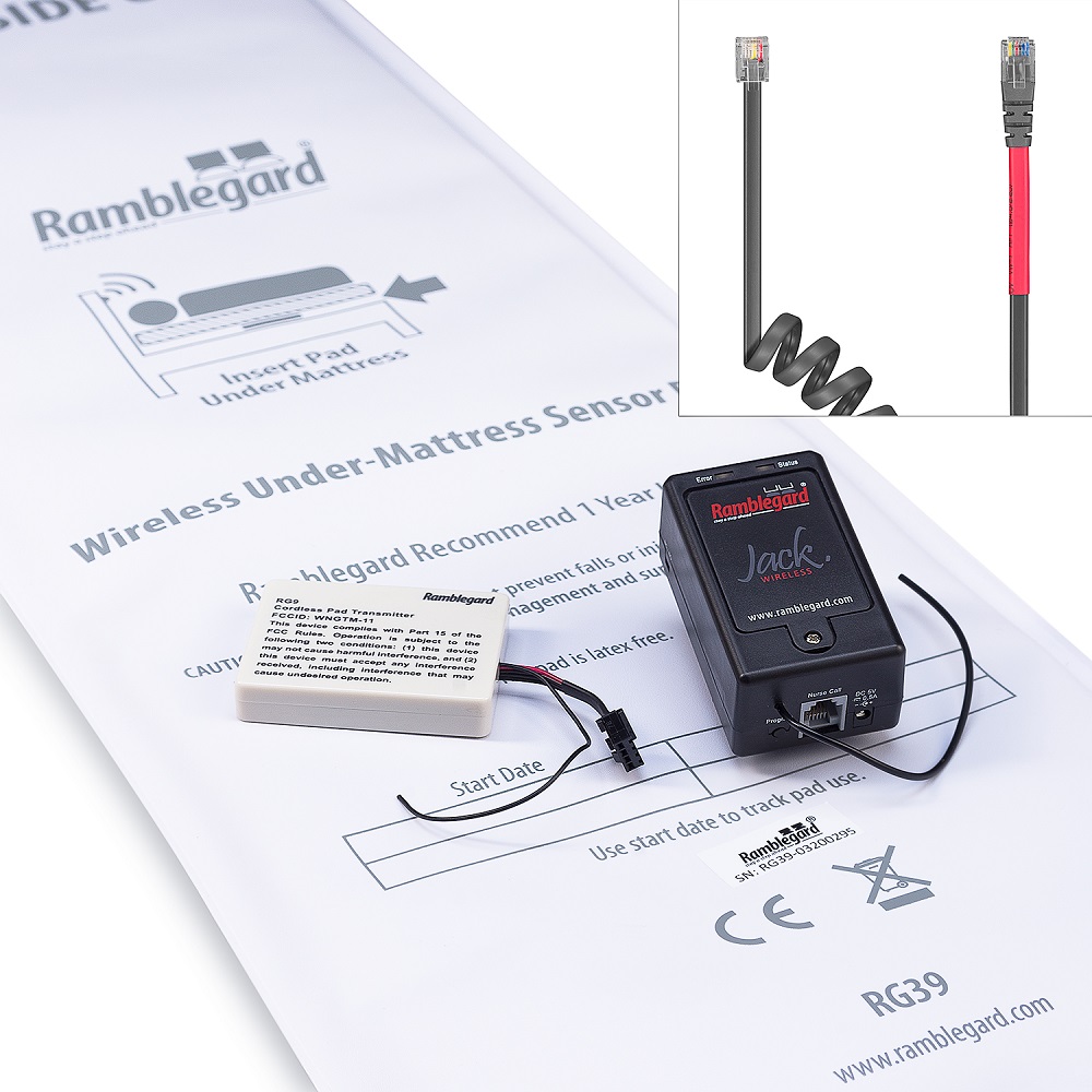 Wireless Under Mattress Pad with  Jack FLY - Chubb Call